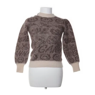 Trui (Beige, Bruin) van Ganni Alpacawol, Merinowol, Polyamide, Elastaan