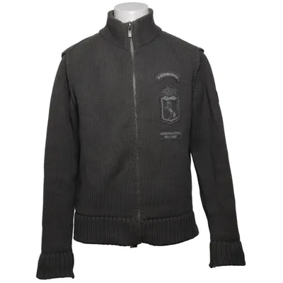 Cardigan (Gray) from Aeronautica Militare Wool