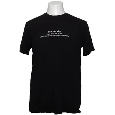 T-shirt (Sort) fra Hector Bomuld, Elastan