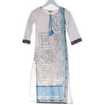 Dress (Blue, White, Multicolored) from Aurelia