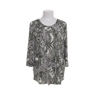 Blus (Grön, Vit) från Helena Vera Elastan, Polyester