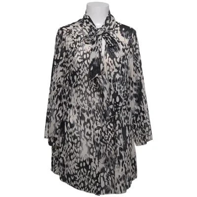 Blouse lavallière (Noir, Blanc) de Intown Polyester