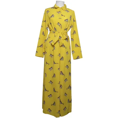 Robe chemise (Jaune, Multicolore) de Ambika Trend Polyester