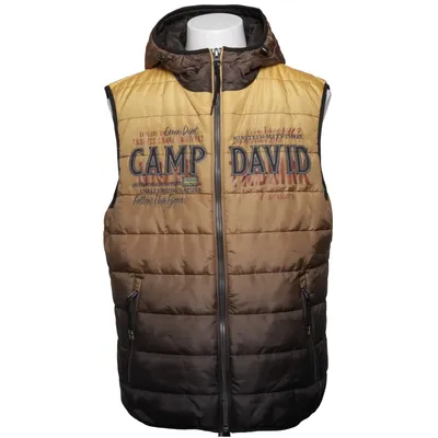 Outdoor vest (Bruin, Geel, Meerkleurig) van Camp David