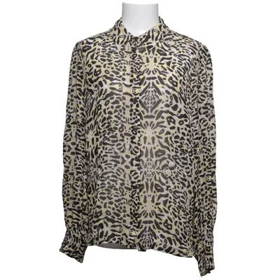 Blouse (Noir, Beige) de Fifth House Viscose