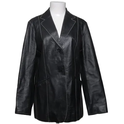 Läderkavaj (Svart) från Petroff Skinn, Polyester