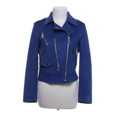Bikerjack (Blauw) van Mango Casual Polyester, Elastaan