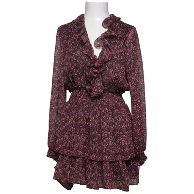 Dress (Purple, Black, Multicolored) from Zara Polyester