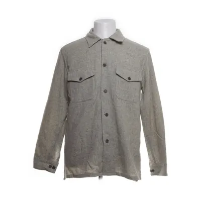 Skjortejakke (Grå, Beige) fra Arket Uld