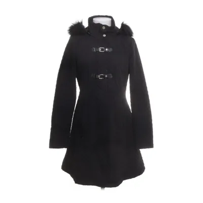 Winter coat (Black) from Ivanka Trump Acrylic, Modal, Polyester, Faux fur