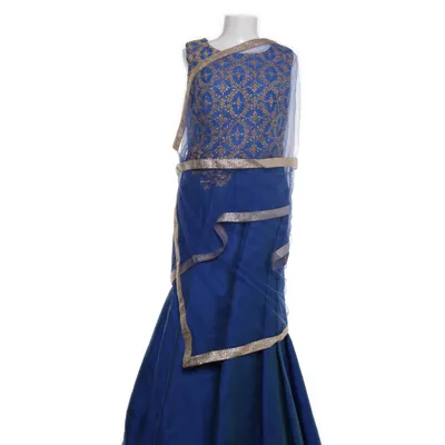 Sari (Blauw, Goud)