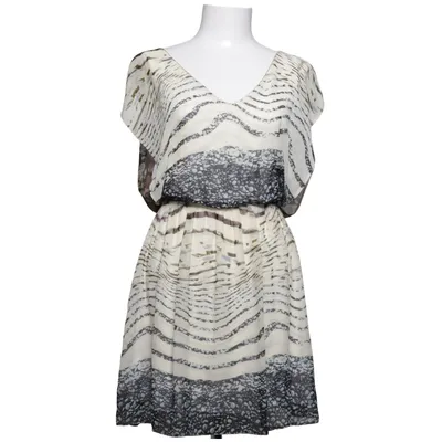 Robe (Beige, Noir) de Vintage Love Polyester