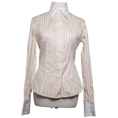 Chemise (Beige, Blanc) de TM Lewin Coton