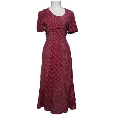 Maxi jurk (Rood) Viscose