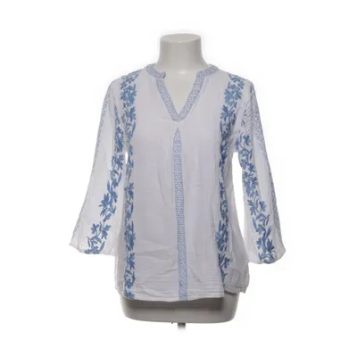 Blus (Vit, Blå) från Vicci Bomull