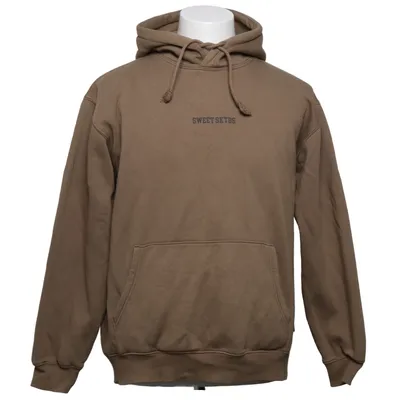 Capuchon sweater (Bruin) van Sweet Sktbs Organisch katoen, Gerecycled polyester