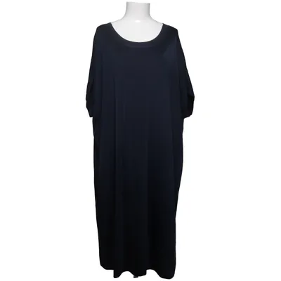 Kjole (Blå) fra Voyage by Marina Rinaldi Elastan, Polyamid, Viscose, Uld