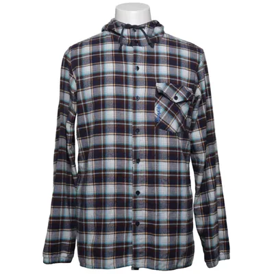 Flanellskjorta (Blå, Brun, Vit, Flerfärgad) från Björkvin Bomull, Polyester