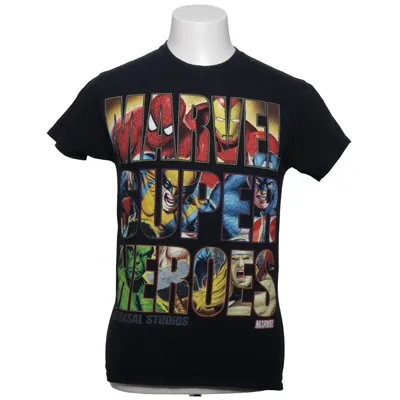 T-shirt (Sort, Flerfarvet) fra Universal Studios Bomuld