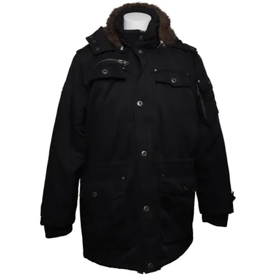 Parka (Black) from Skill Cotton, Polyester