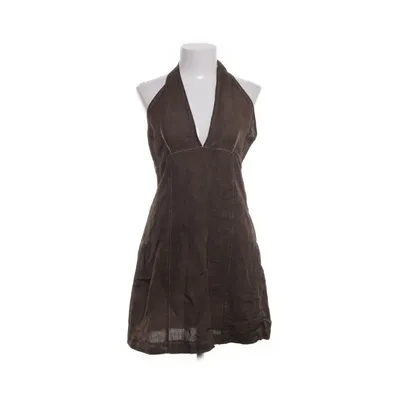 Halterneck dress (Brown) from Shyx Cotton, Linen