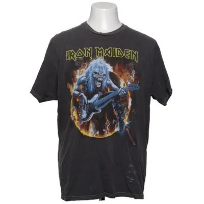 T-shirt (Grijs) van Iron Maiden Katoen