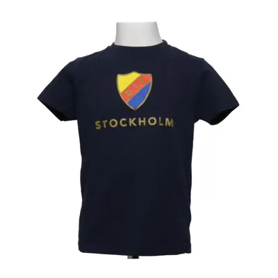 T-shirt (Blauw) van Djurgårdens IF Organisch katoen