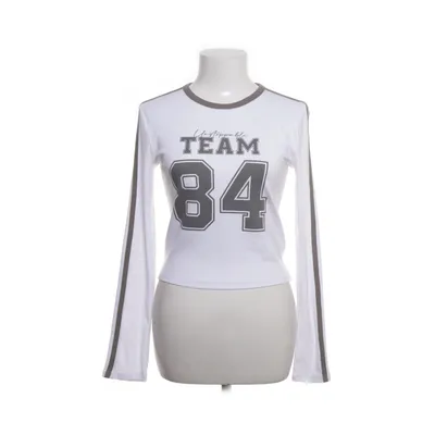 Long sleeve T-shirt (White, Gray) from Tally Weijl Cotton, Elastane