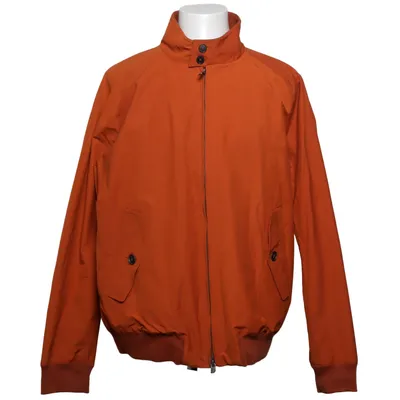 Bomber jacket (Orange) from Baracuta Cotton, Polyester
