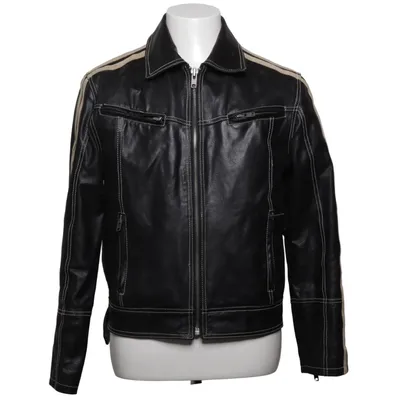 Leather jacket (Black, Beige) from Livelo Attitude Cotton, Leather