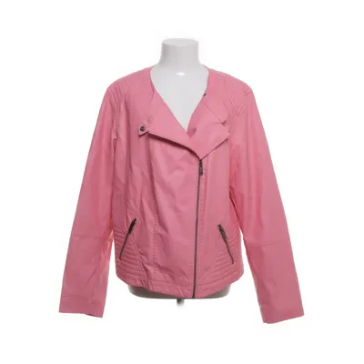 Bikerjacka (Rosa) från Zizzi Polyester, Polyuretan, Viskos