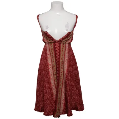 Jurk (Rood, Beige, Meerkleurig) van Zahir Polyester, Zijde