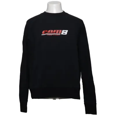 Sweatshirt (Noir) de Com 8 Coton