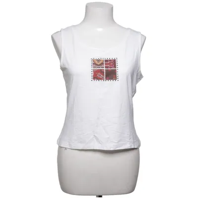 Tank Top (White) from Alain Manoukian Elastane, Viscose