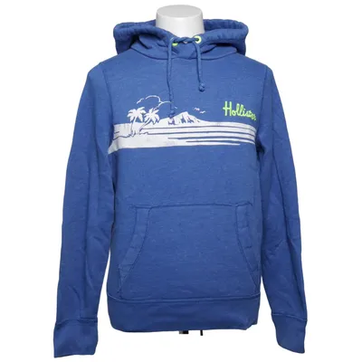 Hoodie (Blue) from Hollister Cotton, Polyester