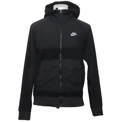 Huvtröja (Svart) från Nike Bomull, Polyester