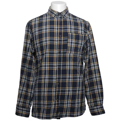 Chemise en flanelle (Bleu, Jaune, Blanc) de Originals by Jack & Jones Coton, Polyester