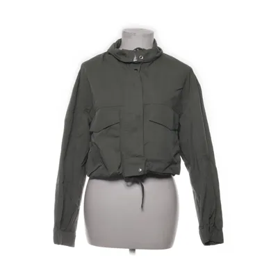 Jacket (Green) from Bershka Cotton, Polyamide
