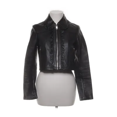 Läderjacka (Svart) från Maje Bomull, Skinn