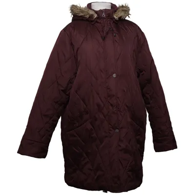 Vinterkappa (Röd, Lila) från Genevan Polyester