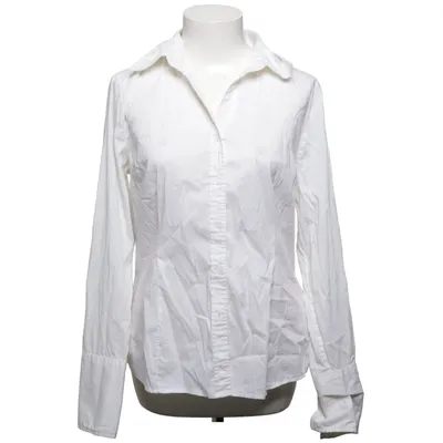 Shirt (White) from H&M Cotton, Elastane, Polyamide