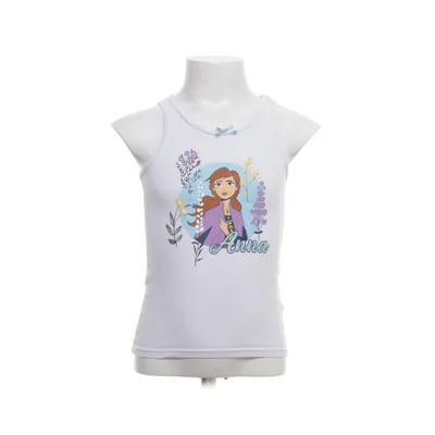 Tanktop (Wit, Meerkleurig) van Frozen Katoen, Elastaan