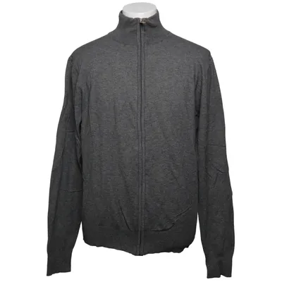 Cardigan (Gray) from Le Cachemire Français Cashmere, Elastane, Viscose