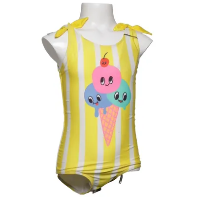 Badpak (Geel, Wit, Meerkleurig) van H&M Elastaan, Polyester