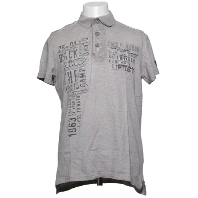 Polo shirt (Gray) from Camp David Cotton