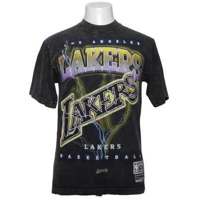 T-shirt (Grijs, Meerkleurig) van Hardwood Classics x Mitchell & Ness Katoen