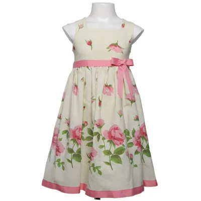 Kjole (Beige, Pink, Grøn) fra Bonnie Jean Nylon, Polyester, Viscose
