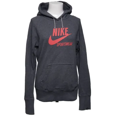 Sweat à capuche (Gris, Rouge) de Nike Sportswear Coton, Élasthane