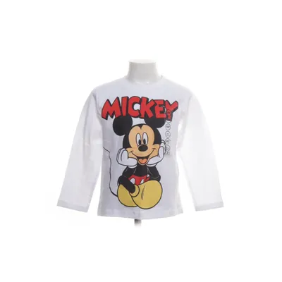Långärmad t-shirt (Vit, Flerfärgad) från Mickey Mouse Bomull