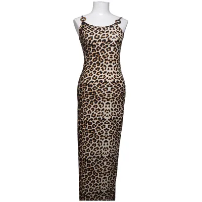 Maxi dress (Brown, Black, Beige) from Shein Elastane, Polyester